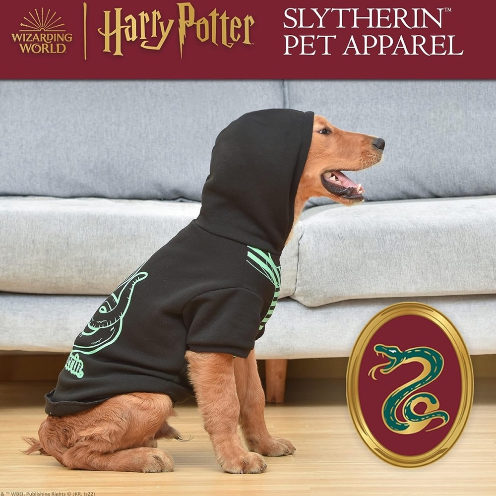 Harry Potter Slytherin Dog Hoodie